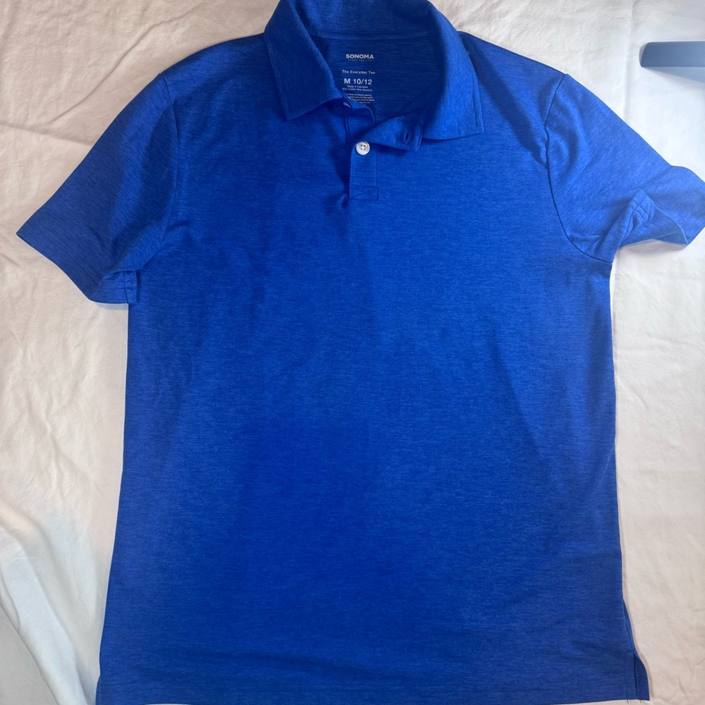 NWOT Sonoma‎ Kids' Bright Blue Polo Shirt